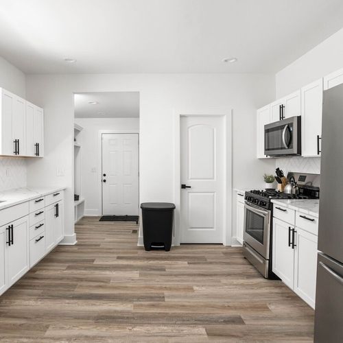 Fall in love with our clean, luxurious kitchen – a haven equipped with essential utensils and appliances designed for your convenience. This space is meticulously crafted to ensure your kitchen experience is both delightful and effortless.