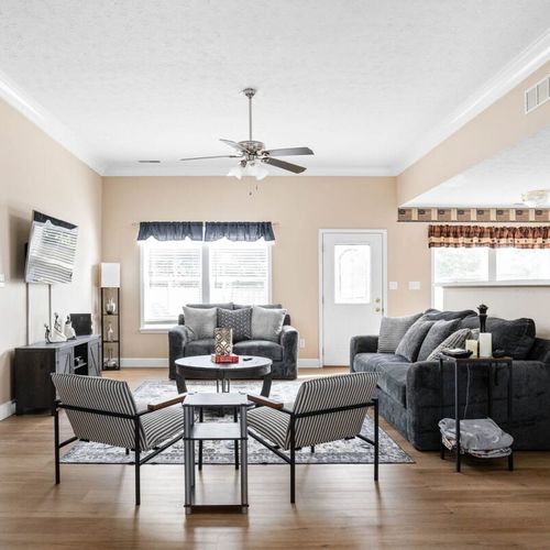 Cozy and warm living area.