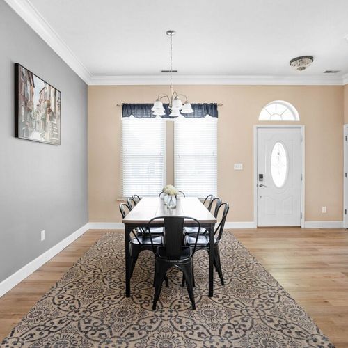 Our new dining table is a symbol of the joy we find in sharing moments and meals with friends and family.