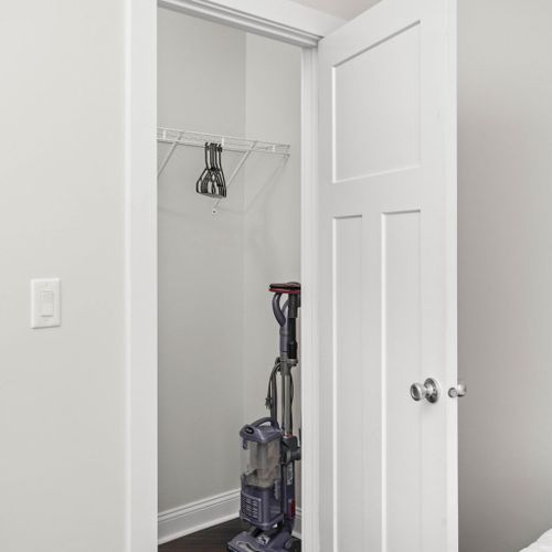 Closet for your convenience.