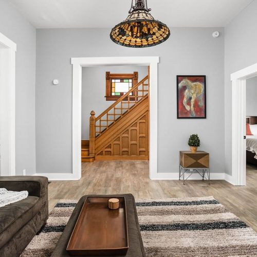 Our inviting and welcoming living area, designed to create a warm and comfortable atmosphere for relaxation and connection.
