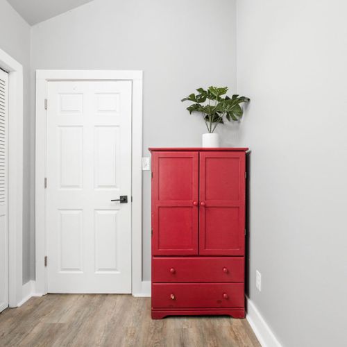 A stylish dresser, offering both storage and aesthetic appeal.