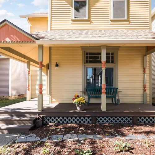 The front of our home! Perfect for relaxing on the porch.