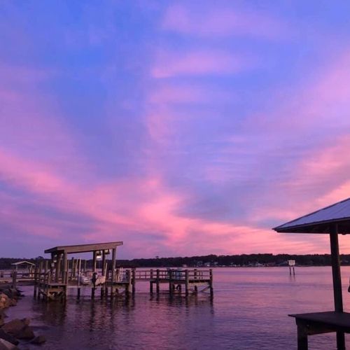 Sunset over the St. Johns River