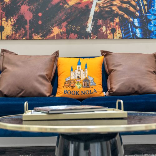 A little Book NOLA love on every sofa