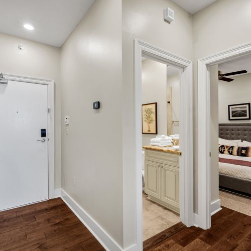Welcoming entry with keyless access