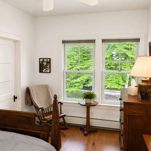 BEDROOM #4 (SECOND FLOOR):  Beautiful bedroom on the second floor with a queen bed and its own private ensuite full bathroom.