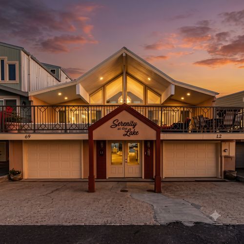 Charming lakeside exterior — your own slice of waterfront paradise.