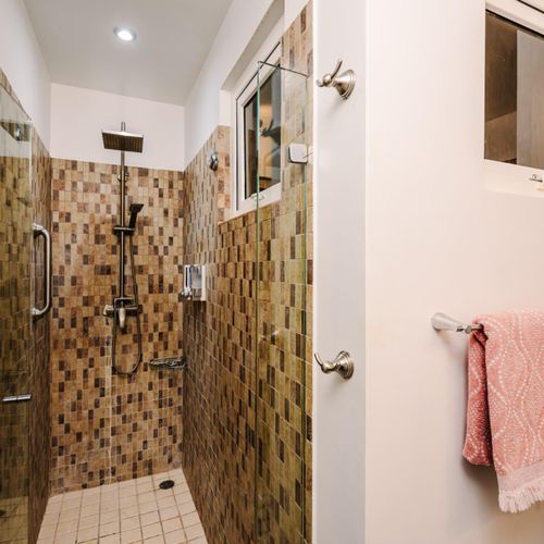 Bathroom two with walk-in shower