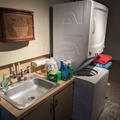 LAUNDRY ROOM (MAIN FLOOR):  The home has a large laundry room on the main floor.  Note that there is also a small office area in the laundry room.