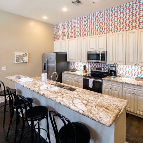 Granite kitchen with stylish finishes