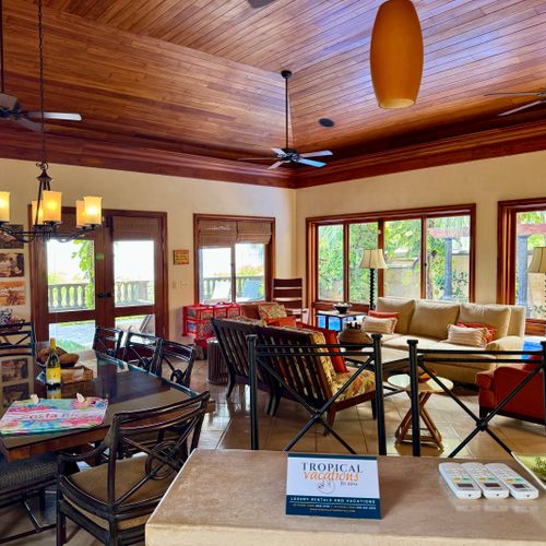 Enjoy dinning inside or outside