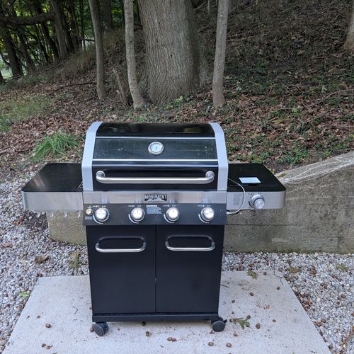 EXTERIOR:  The propane grill at the property.