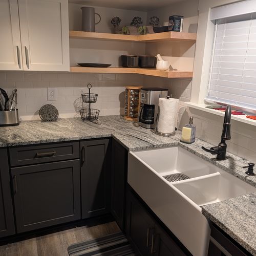 KITCHEN (FIRST FLOOR):  The home has a lovely kitchen with all appliances including a dishwasher.