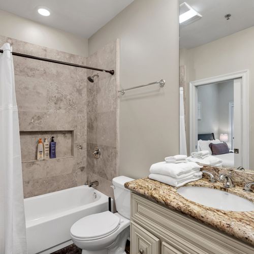 Tub and shower combo for a long soak