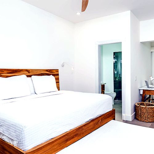 Second bedroom with additional pull out bed on main floor