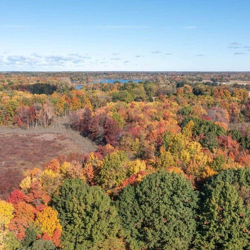 EXTERIOR:  Another aerial view of the property.