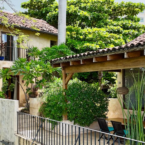 Exterior ocean view porch