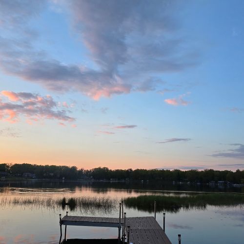 EXTERIOR:  Another view of the private dock.