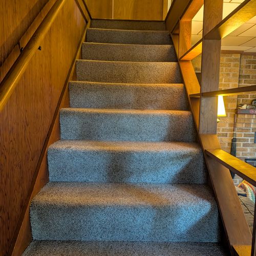 STAIRS:  These are the stairs up to the second floor.