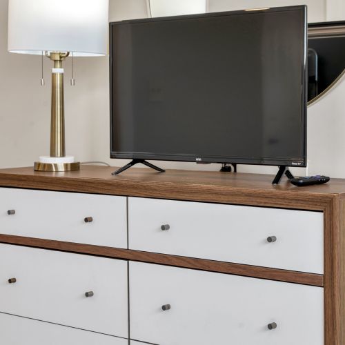 Two-tone dresser with plenty of drawer space