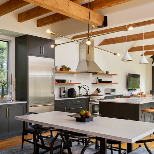 Chef's kitchen in the main house.