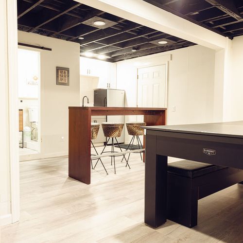 Open concept downstairs