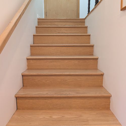 STAIRS:  These are the stairs up to the second floor.