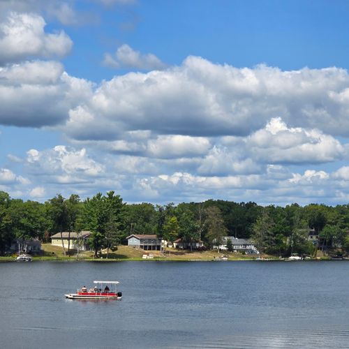 OVERVIEW:  Photo of Bass Lake with the property in the background