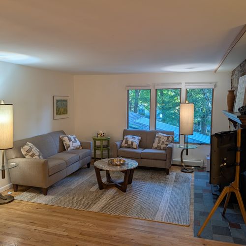 THE BIRCHES BY THE LAKE: Living Room #2 (second floor)