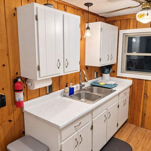 KITCHEN:  The home has a very convenient galley kitchen with all appliances except for a dishwasher.