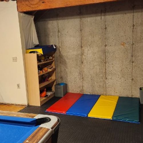 Basement Children's play area.