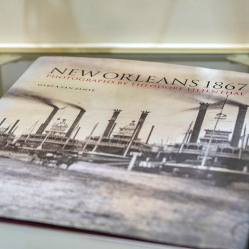 Vintage riverfront scenes from old New Orleans