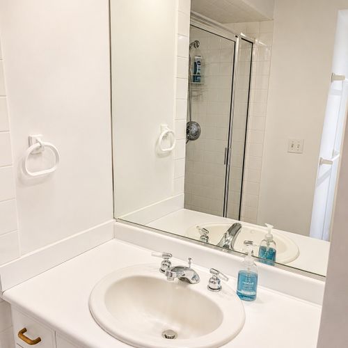 BATHROOM #3 (SECOND FLOOR):  This is a private ensuite full bathroom for Bedroom #4.