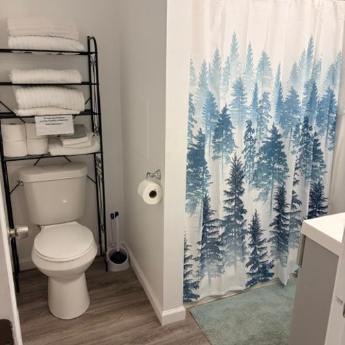 BATHROOM:  Full bathroom with a walk-in shower.