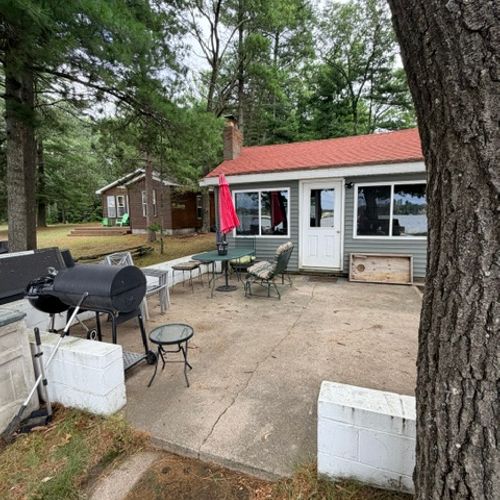 EXTERIOR:  Another view of the backyard patio