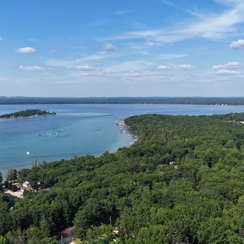 EXTERIOR:  Another view of beautiful Higgins Lake