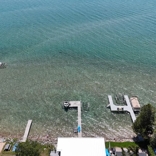 EXTERIOR: The view from the front of the property all the way to the end of the pristine Crystal Lake