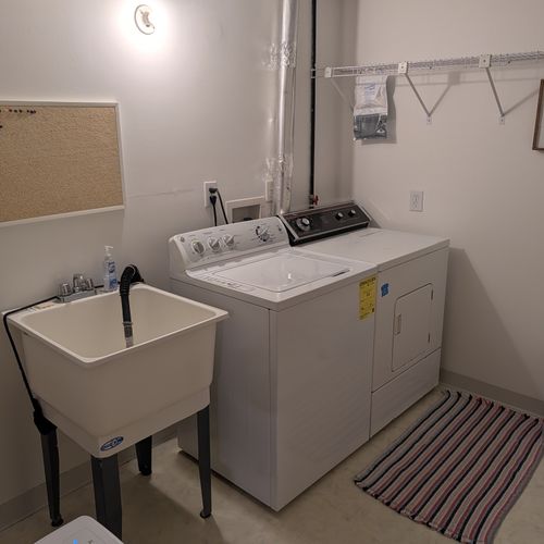LAUNDRY ROOM (FIRST FLOOR):  Large laundry room on the first floor.