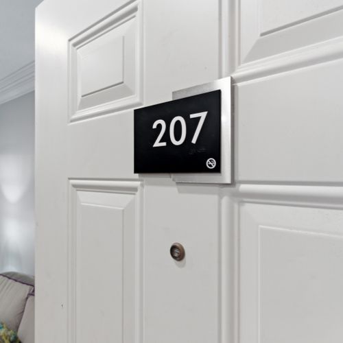 Your private suite — Room 207 — ready & waiting for you.