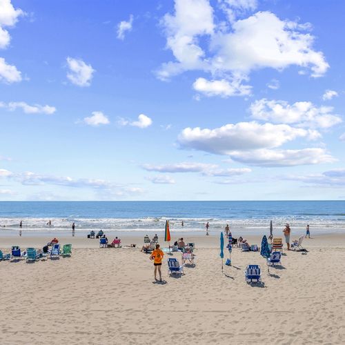 Beach is just steps away