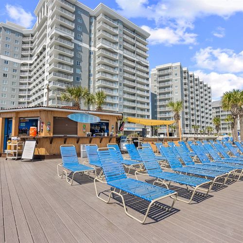 Lounge seating and Cabana