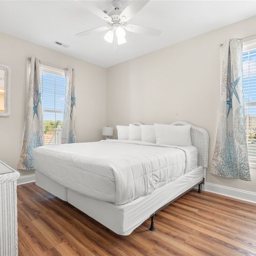First Floor bedroom with King bed, Ensuite, Ocean Drive  view