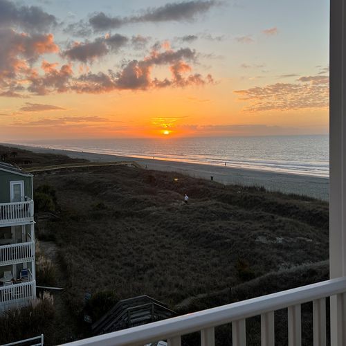 Breathtaking view from the balcony