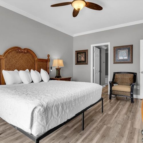 Second floor bedroom with king and ensuite