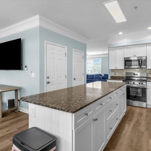 Kitchen View into Second Living Room Area on Main Floor
