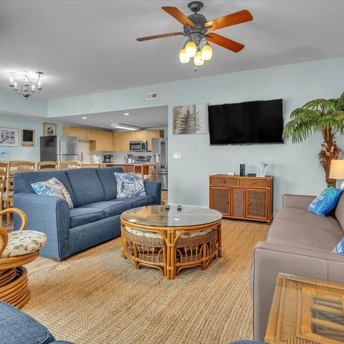 Living Room with Smart Tv