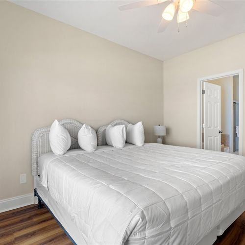 Oceanfront master with King bed, and ensuite