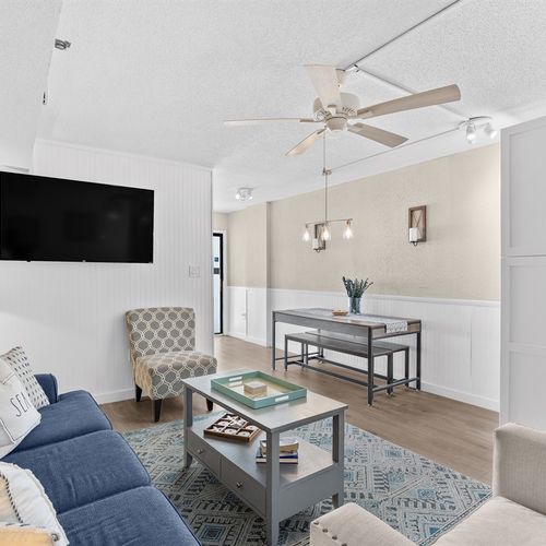 Living Room with dining table area