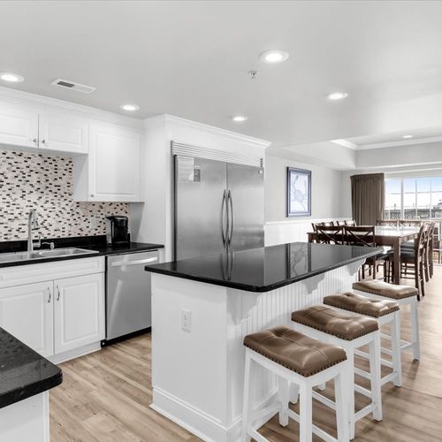 Kitchen with spacious counter space and Island